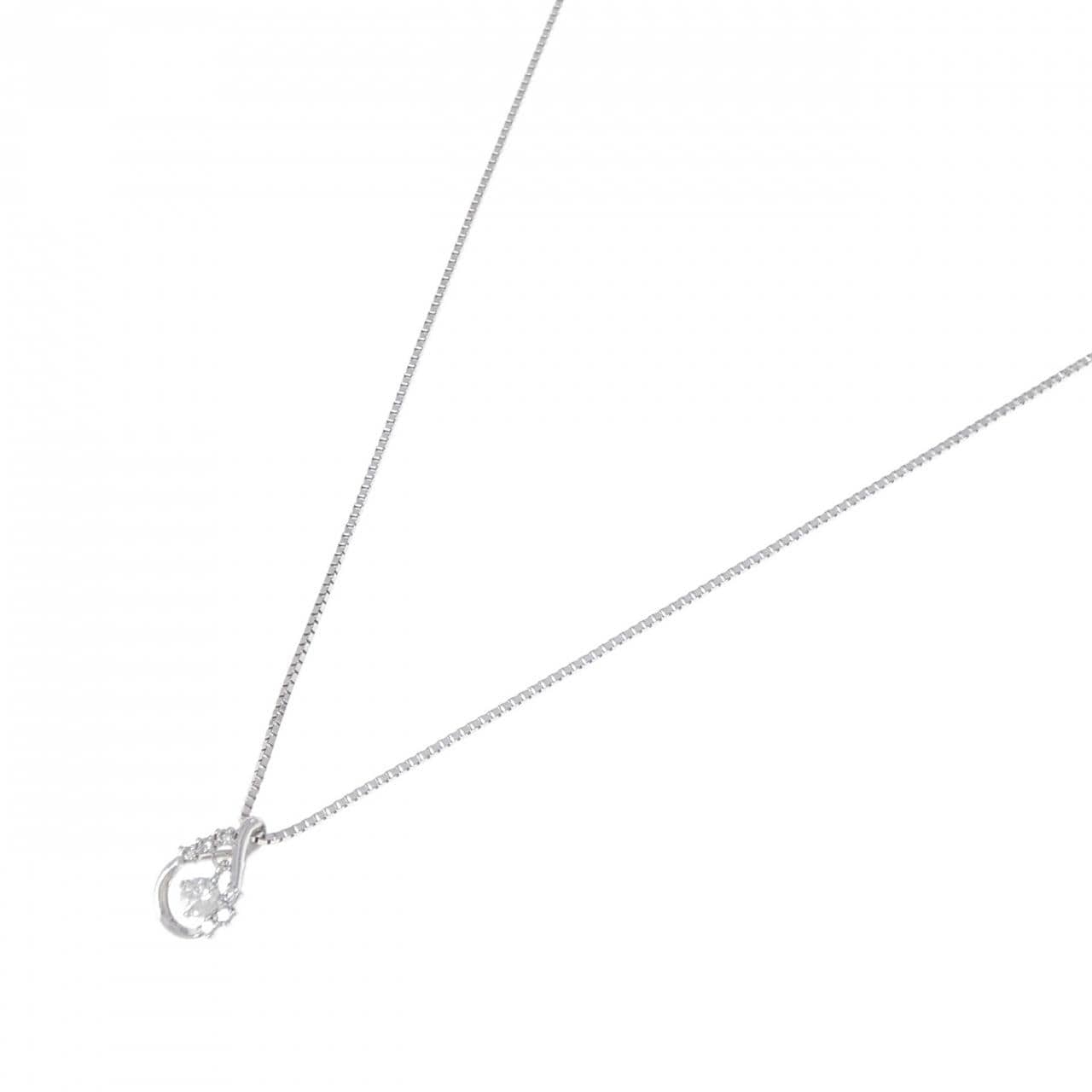 PT850 ダイヤモンド ネックレス 0.18CT