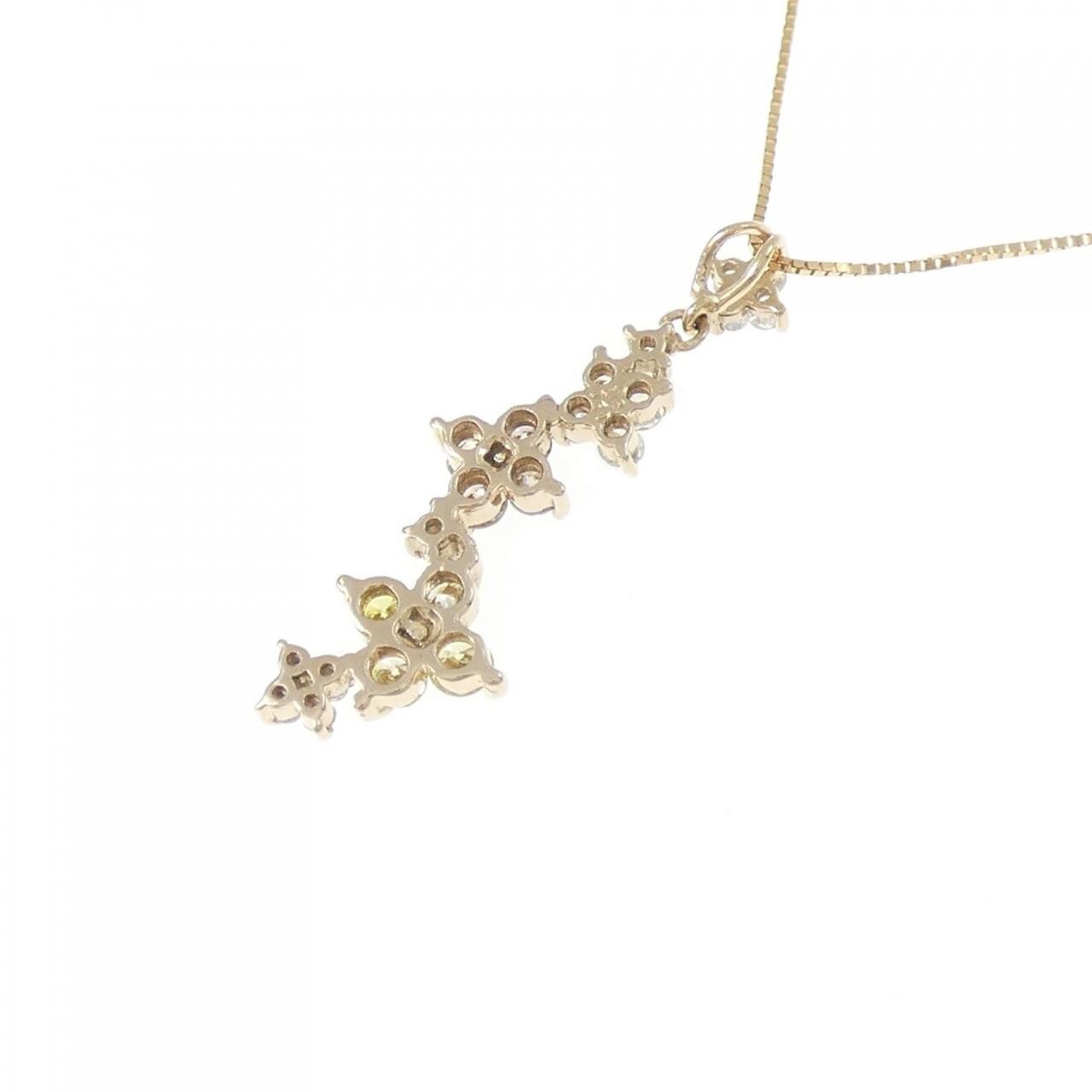 K18PG ダイヤモンド ネックレス 0.50CT
