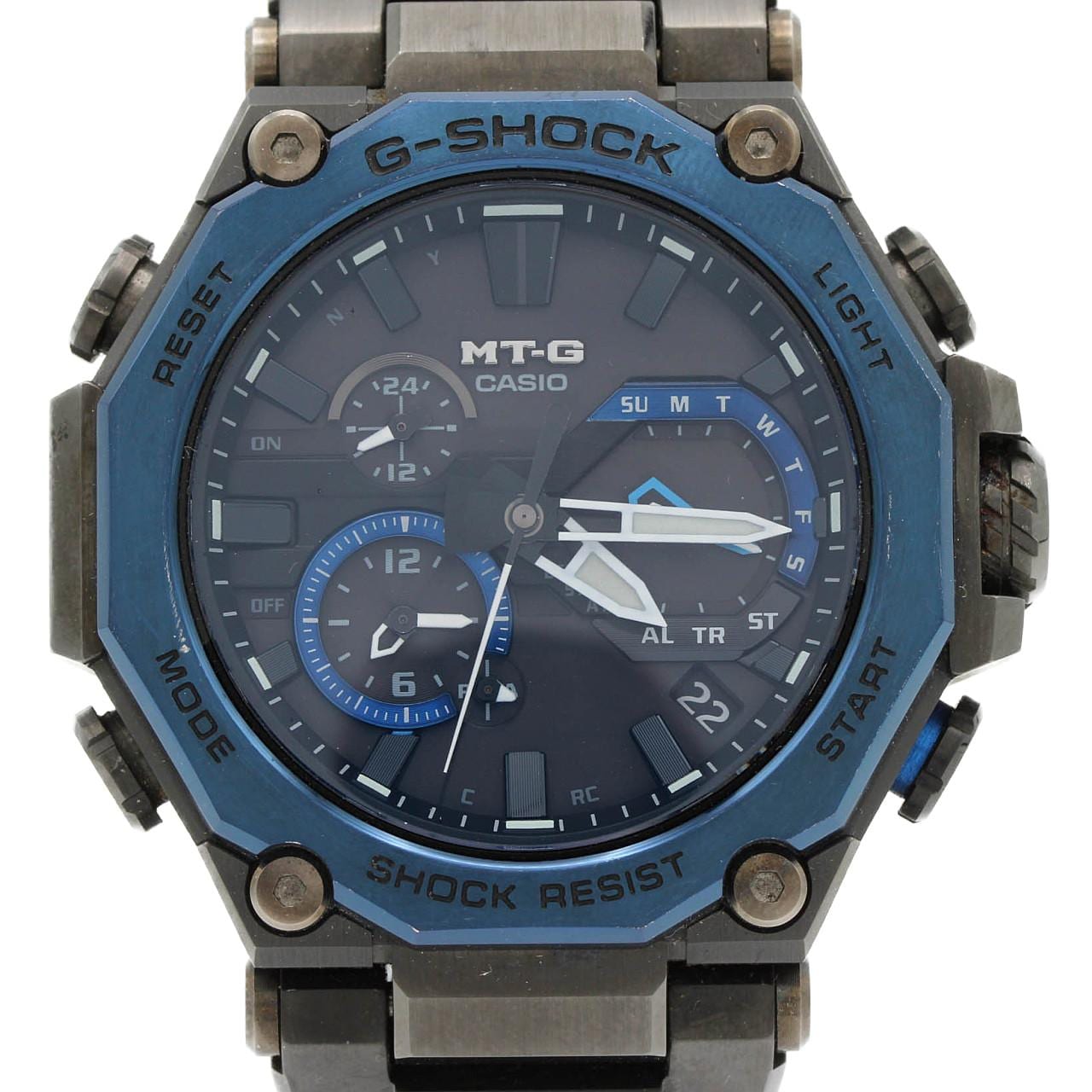 カシオ G-SHOCK･MT-G 電波時計 MTG-B2000B-1A2JF SS ソーラークォーツ