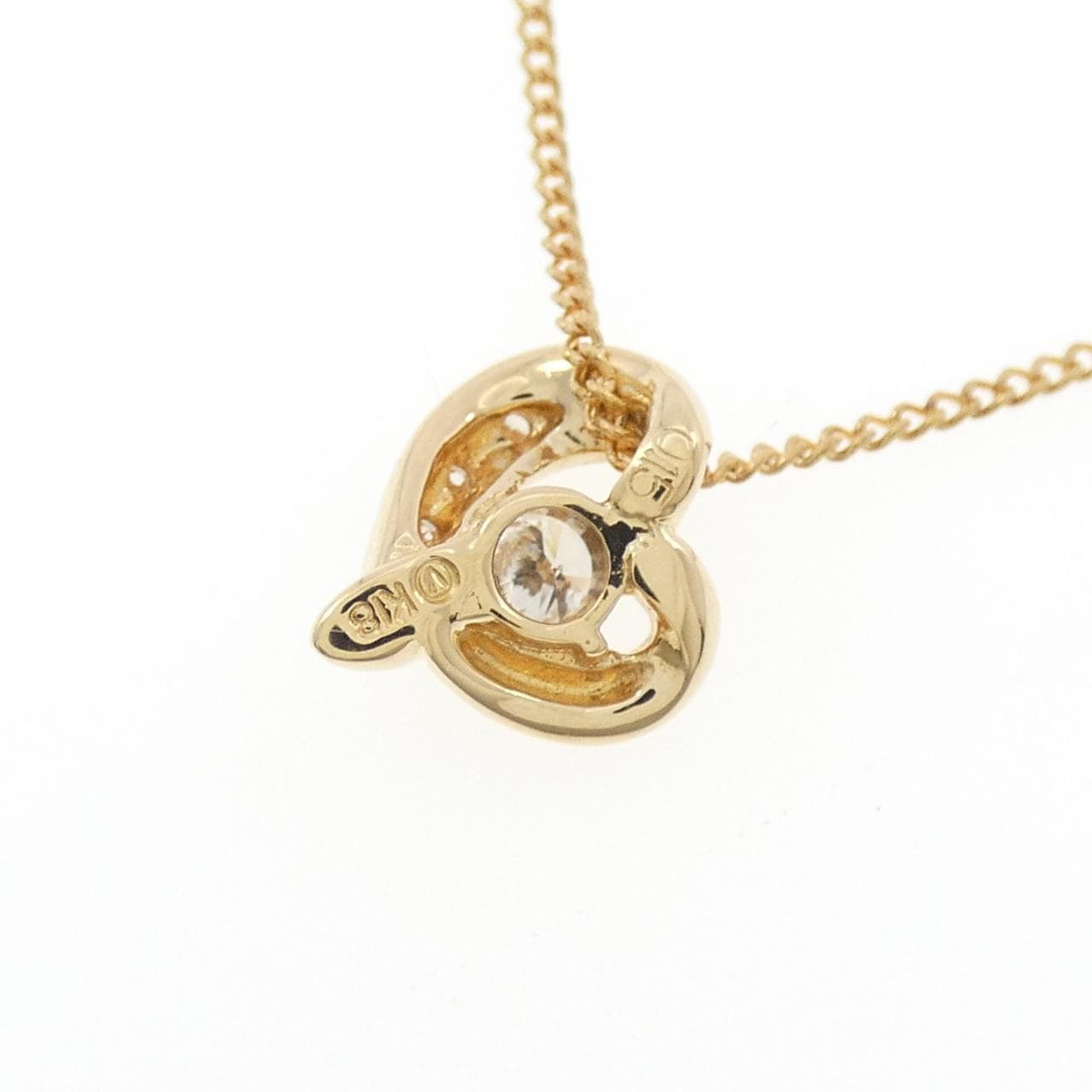 K18YG ダイヤモンド ネックレス 0.15CT