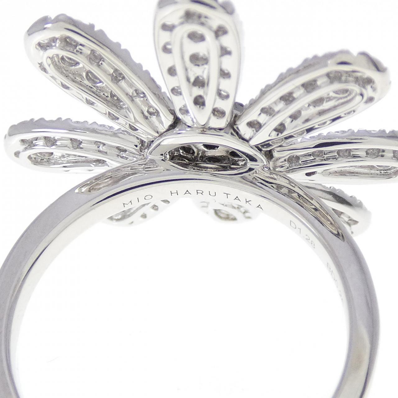ミオ ハルタカ フラワー ダイヤモンド リング 1.28CT