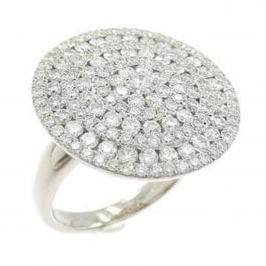 750WG ダイヤモンド リング 1.60CT