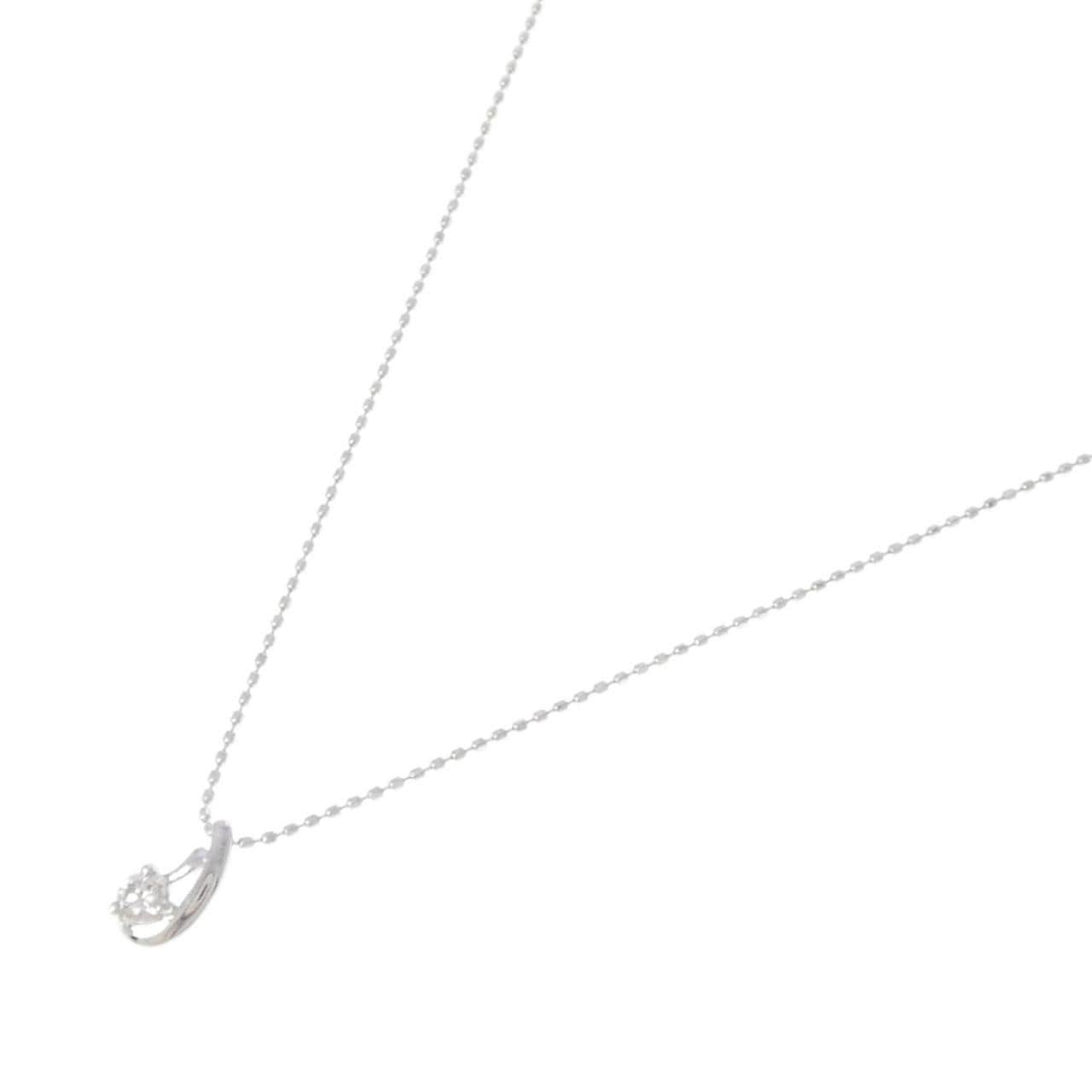 K10WG ダイヤモンド ネックレス