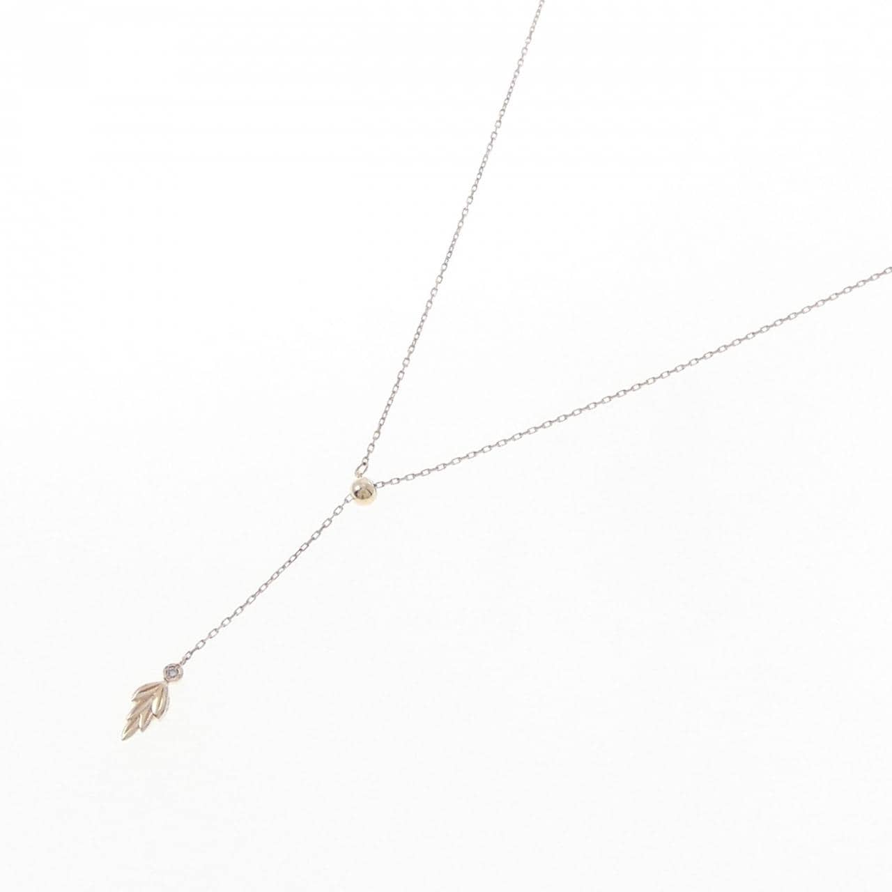 アガット ダイヤモンド ネックレス 0.008CT