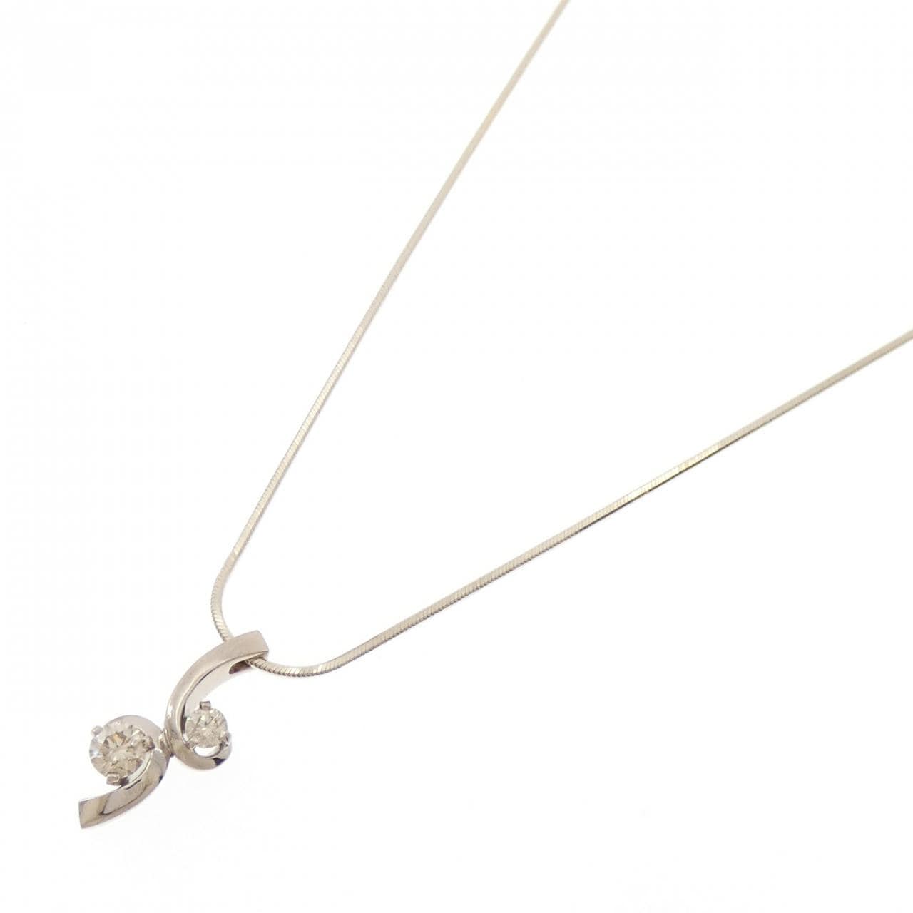 カシケイ フロート セッティング ネックレス 0.30CT