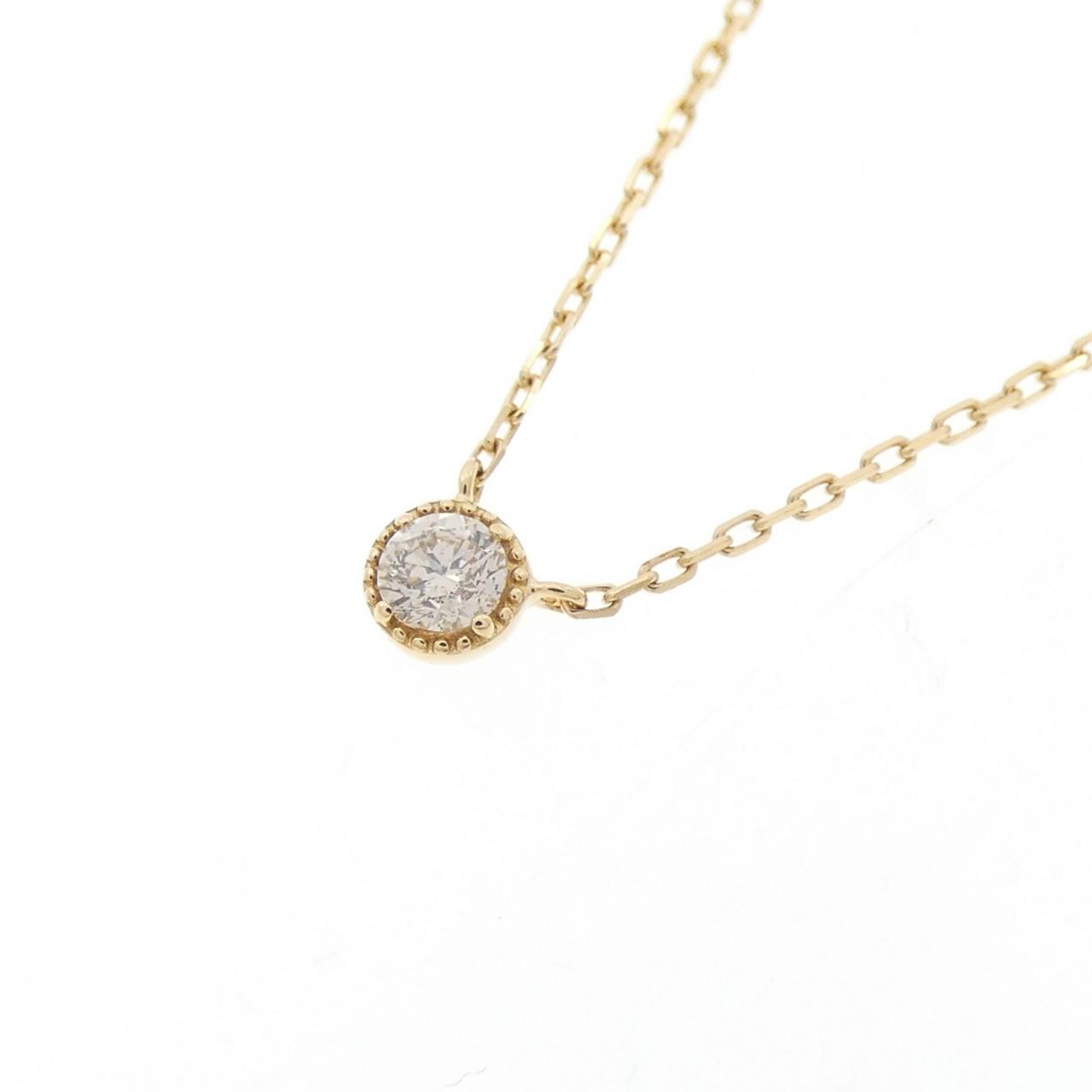 Agete鑽石項鍊 0.07CT