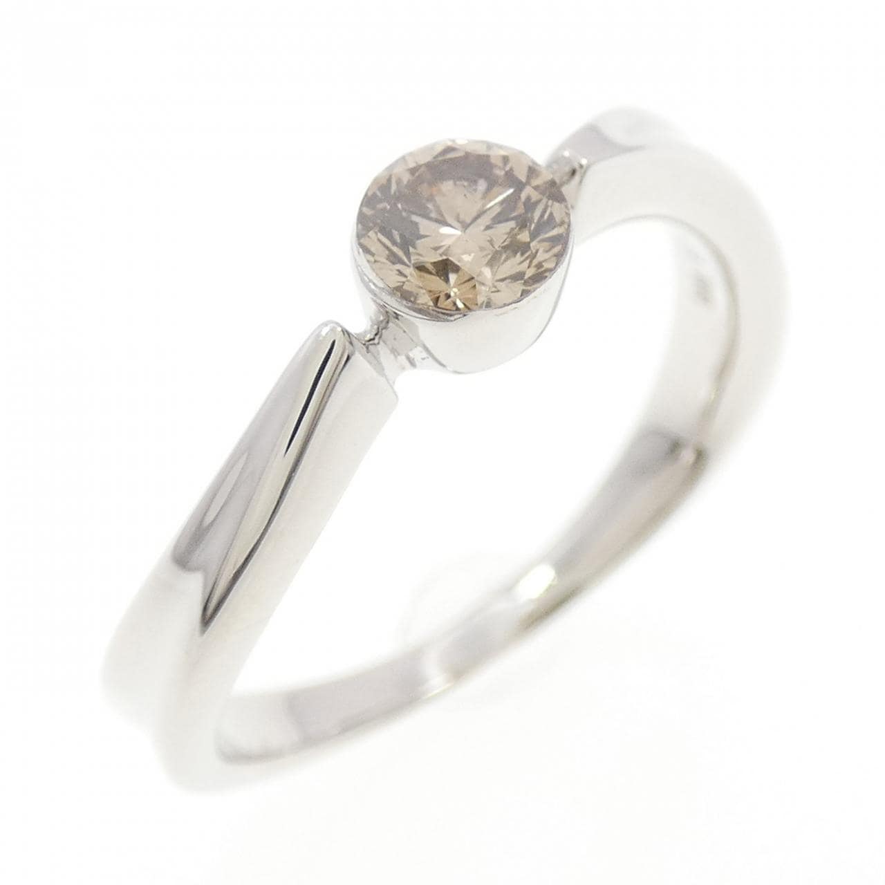 K18WG ダイヤモンド リング 0.30CT