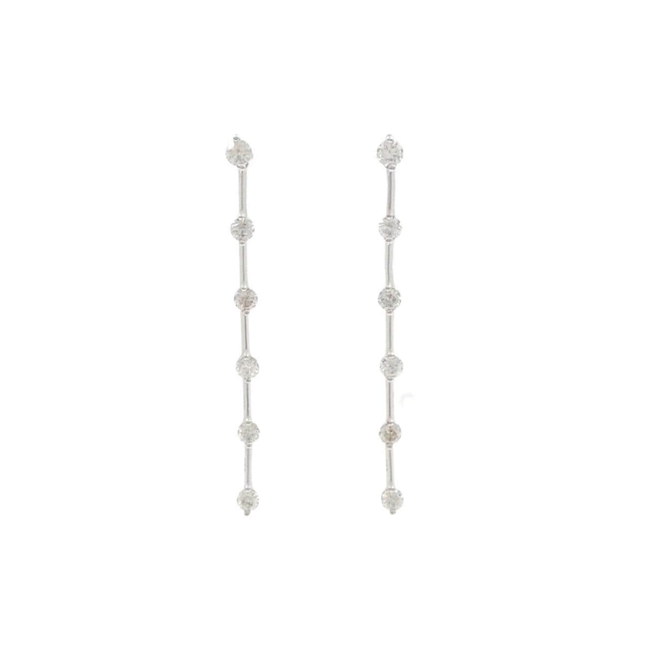 【新品】PT900 ダイヤモンド ピアス 0.70CT