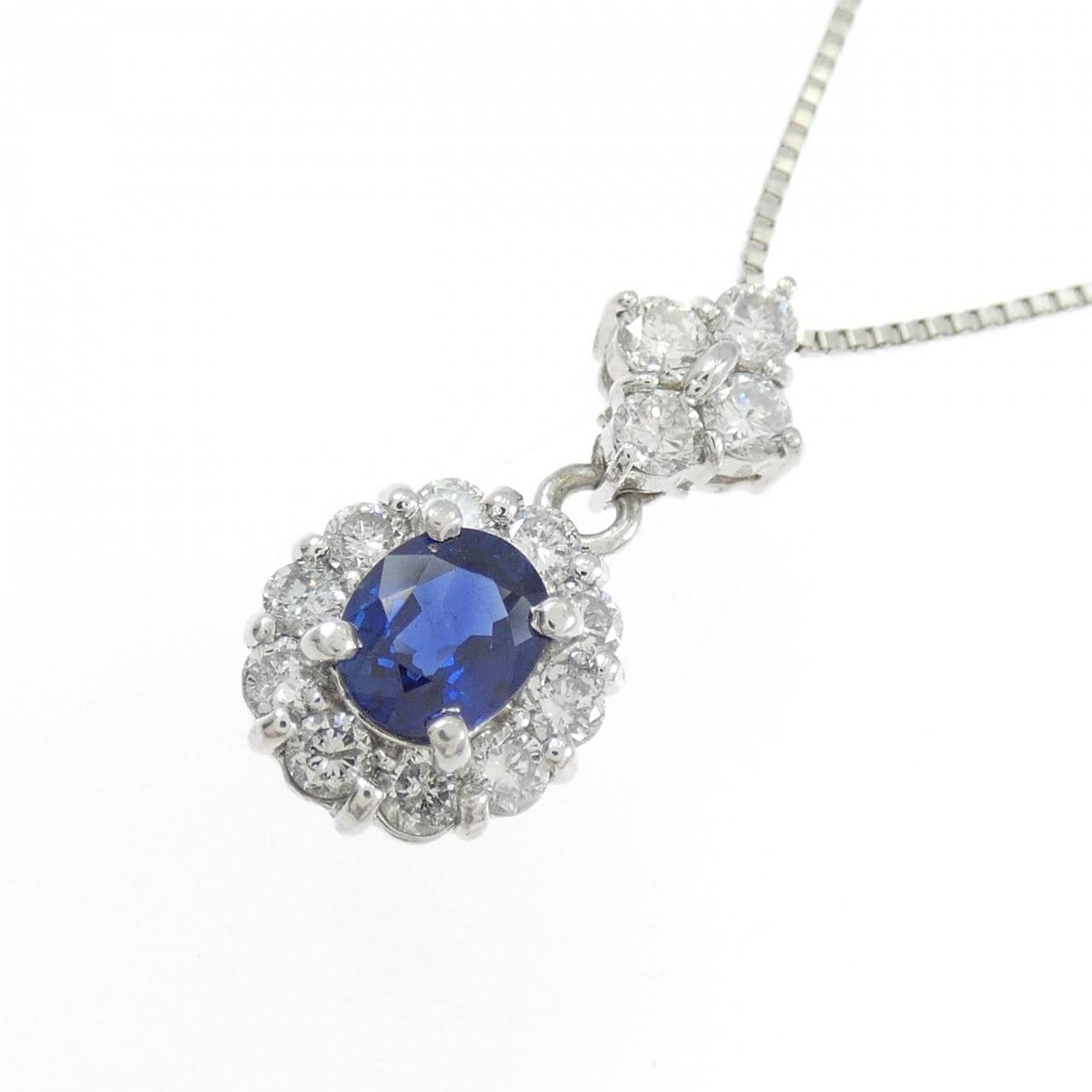 PT900/PT850 サファイヤ ネックレス 0.53CT
