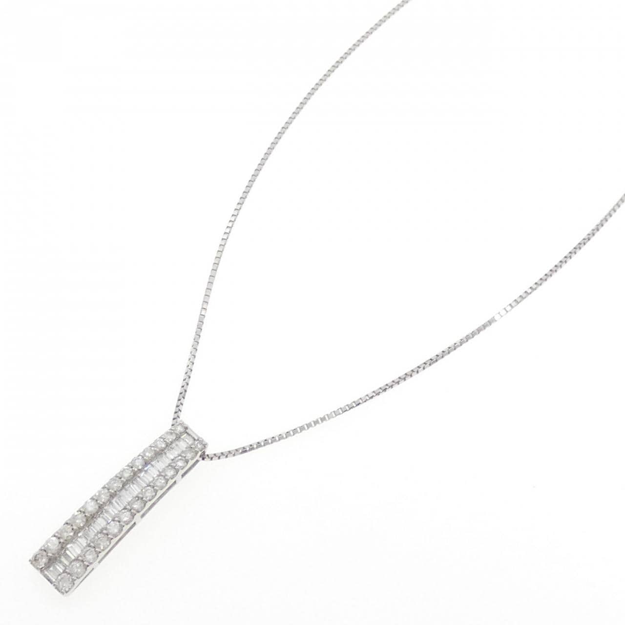 PT900/PT850 ダイヤモンド ネックレス 1.55CT