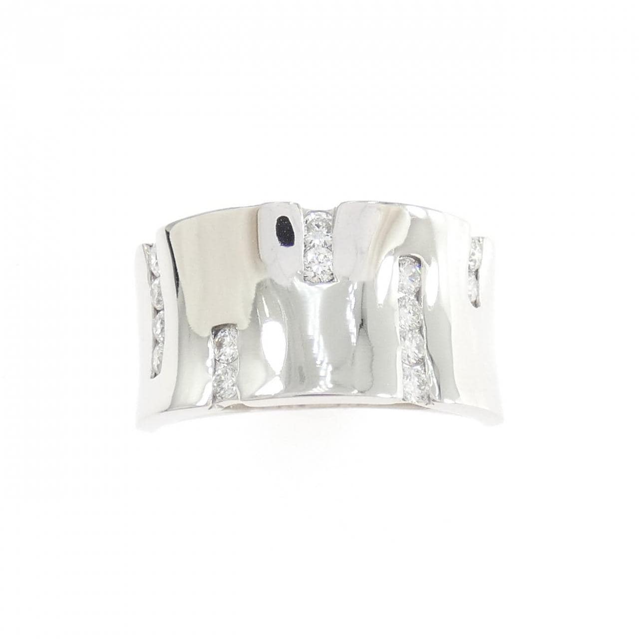 K18WG ダイヤモンド リング 0.24CT