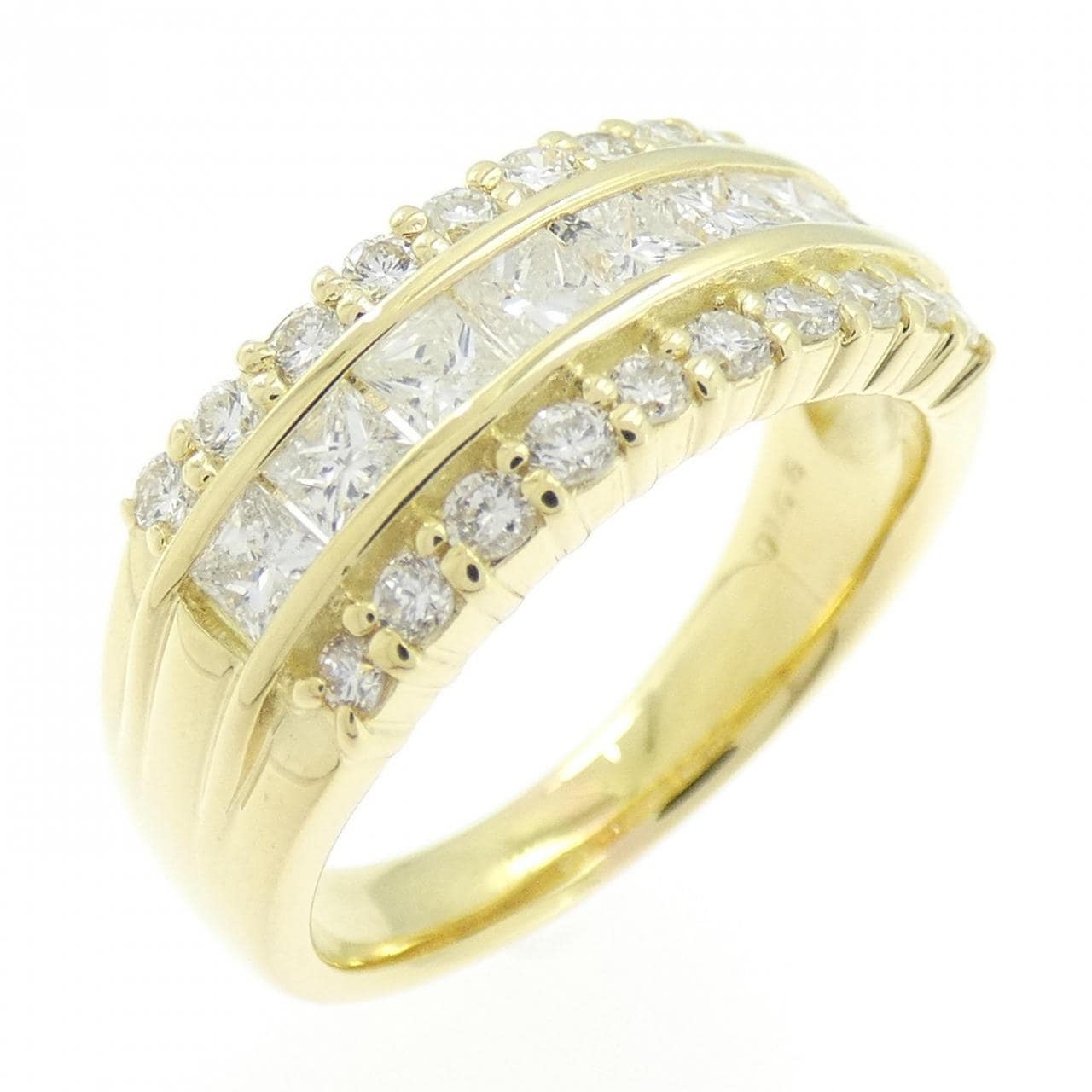 K18YG ダイヤモンド リング 1.06CT