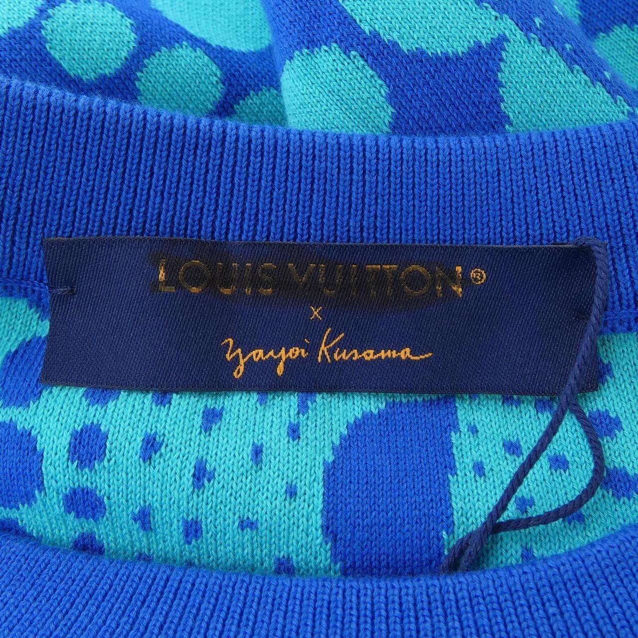 ルイヴィトン LOUIS VUITTON LV×YK オールオーバーパンプキンクルーネック HON38WJL4 草間彌生 ニット