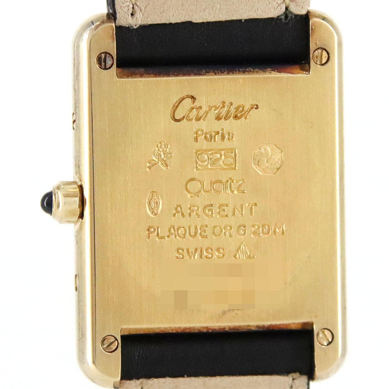 【ノーメンテナンス還元価格】カルティエ マストタンクSM GP 84918203 GP クォーツ