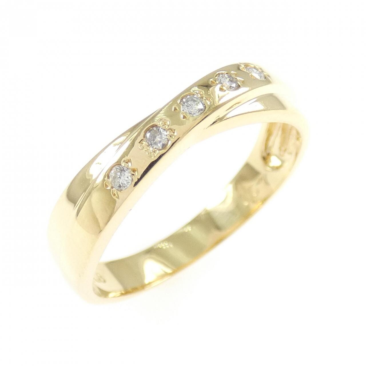 K18YG ダイヤモンド リング 0.07CT