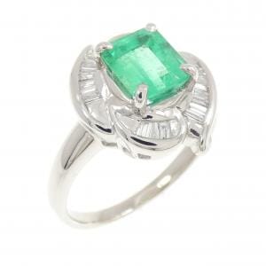 PT900 エメラルド リング 1.26CT