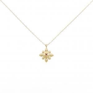 K18YG ルビー ネックレス