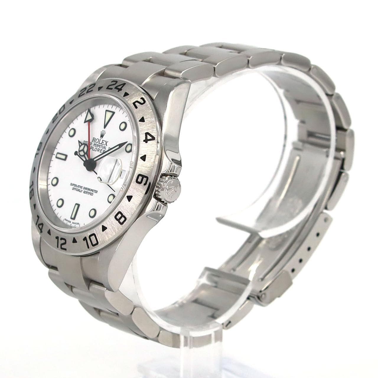 ロレックス エクスプローラーⅡ 16570 SS 自動巻 F番