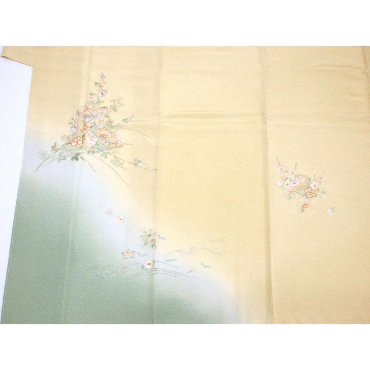 【未使用品】訪問着　刺繍加工ボカシ染