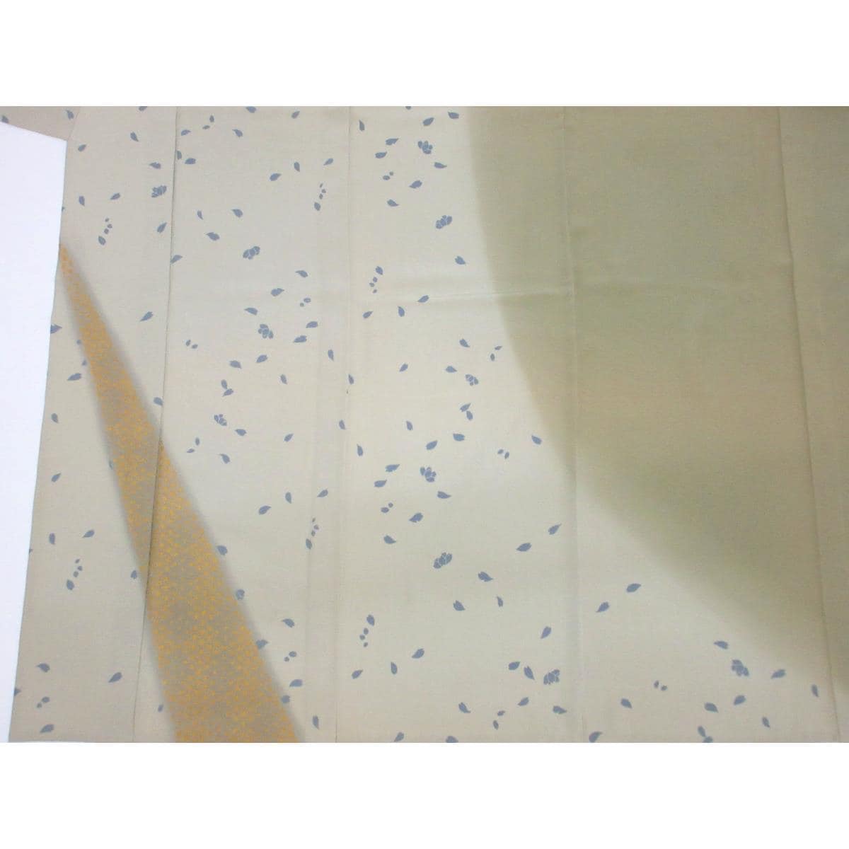 【未使用品】単衣　訪問着　友禅金彩加工　ボカシ染
