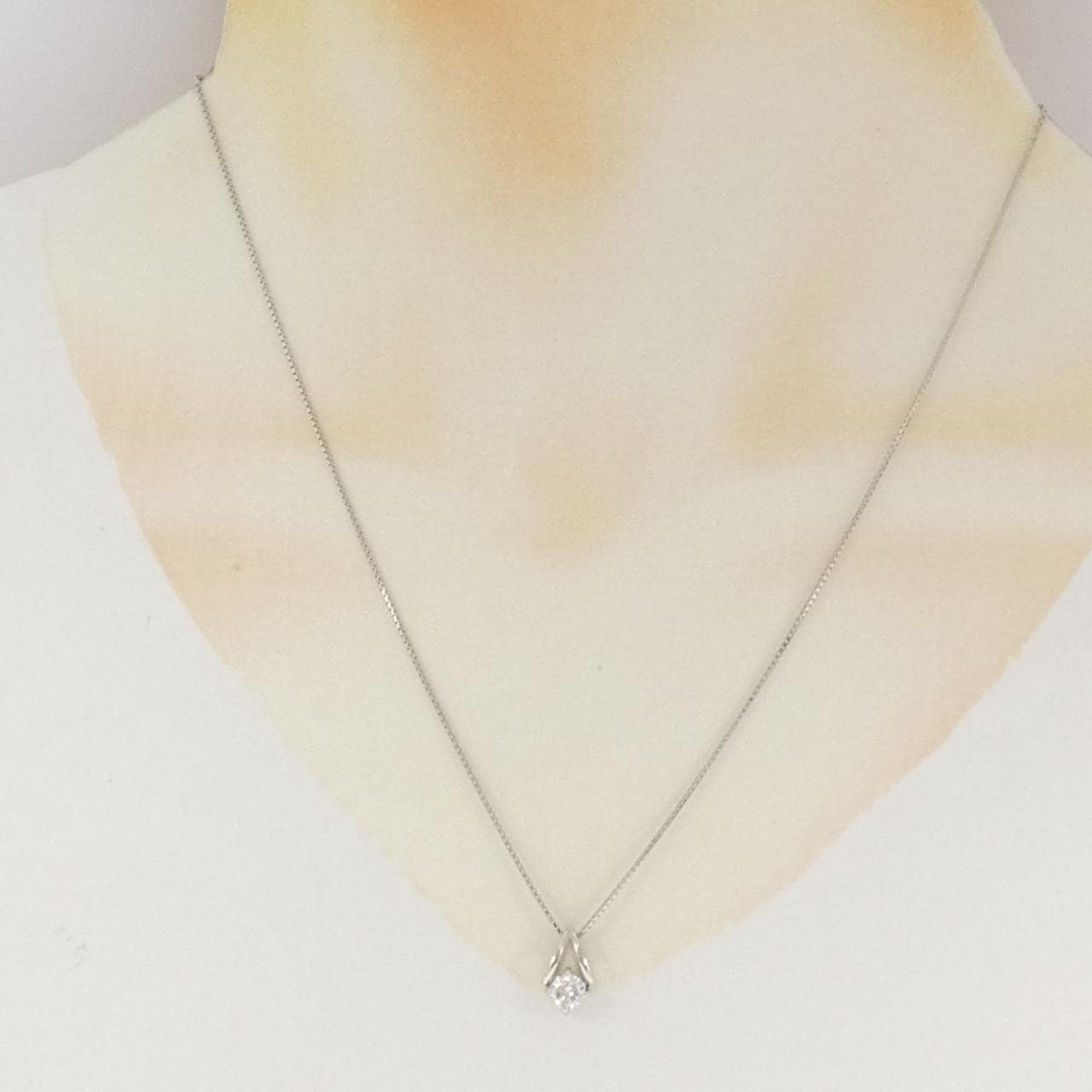 PT900/PT850 ダイヤモンド ネックレス 0.39CT