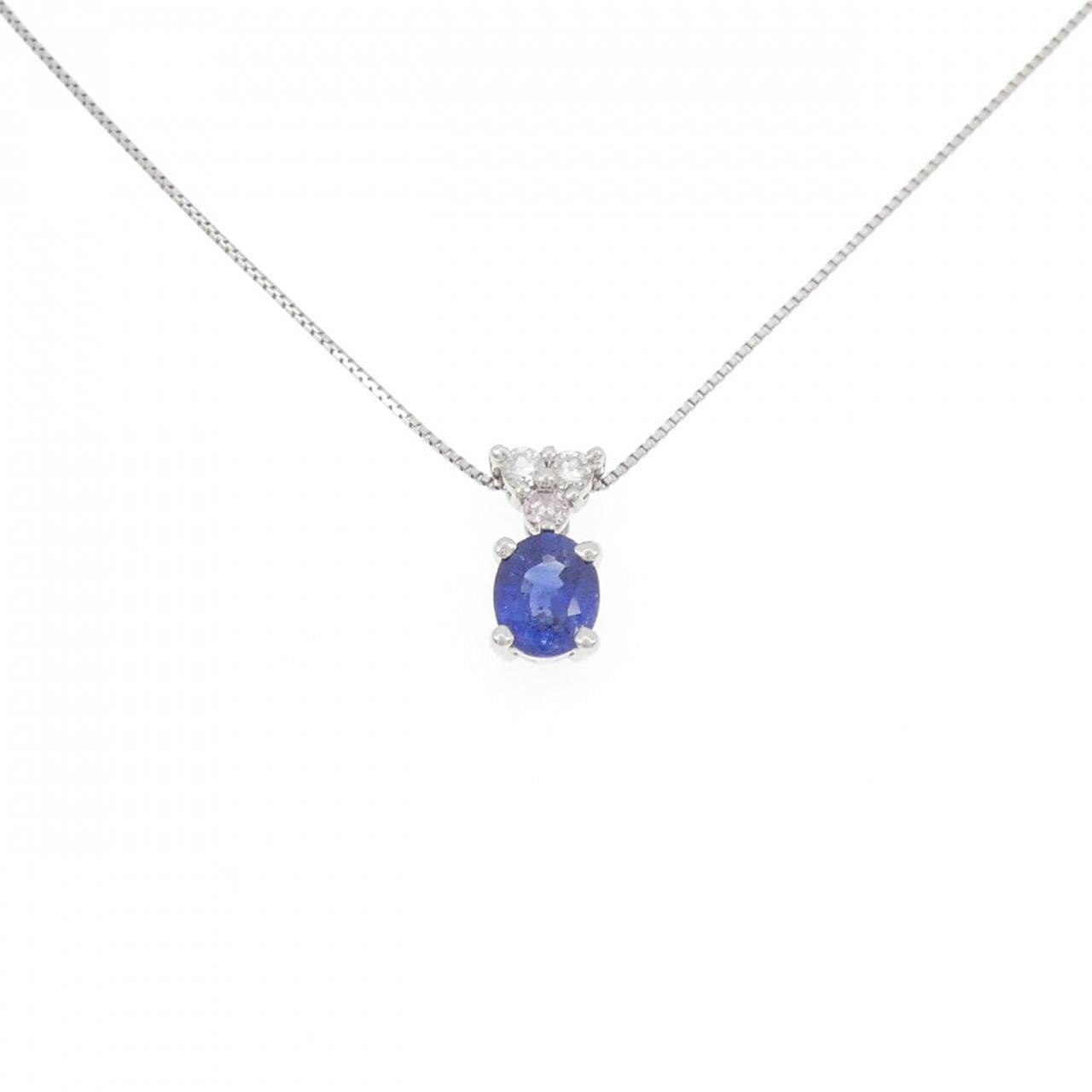 PT900/PT850 サファイヤ ネックレス 0.79CT