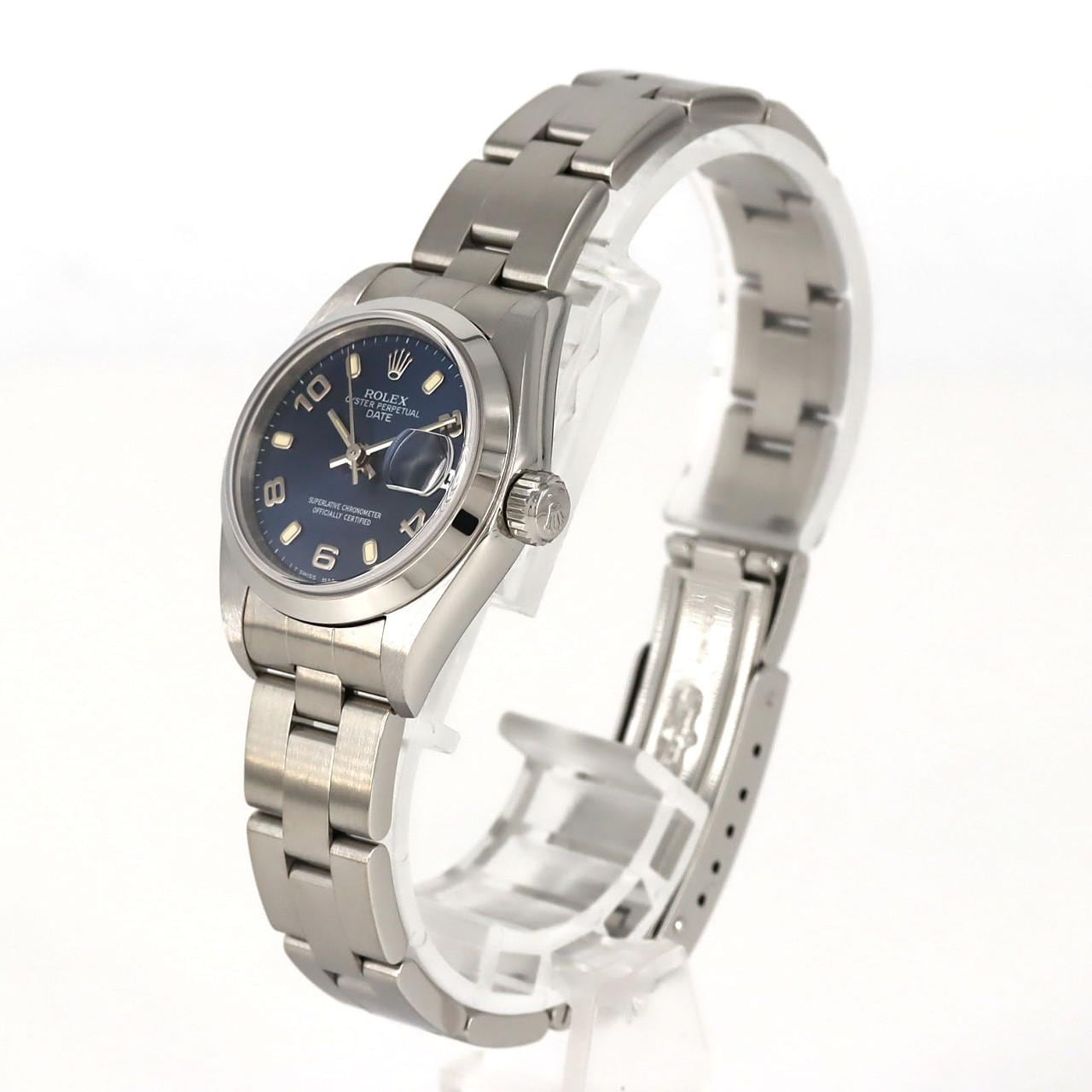 ロレックス オイスターパーペチュアルデイト 69160 SS 自動巻 U番