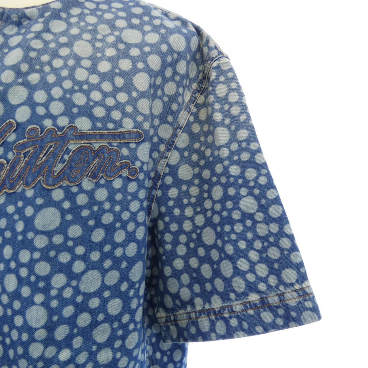 ルイヴィトン LOUIS VUITTON LV×YK インフィニティドットデニムシャツ HOS33WYN4 草間彌生 S/Sシャツ