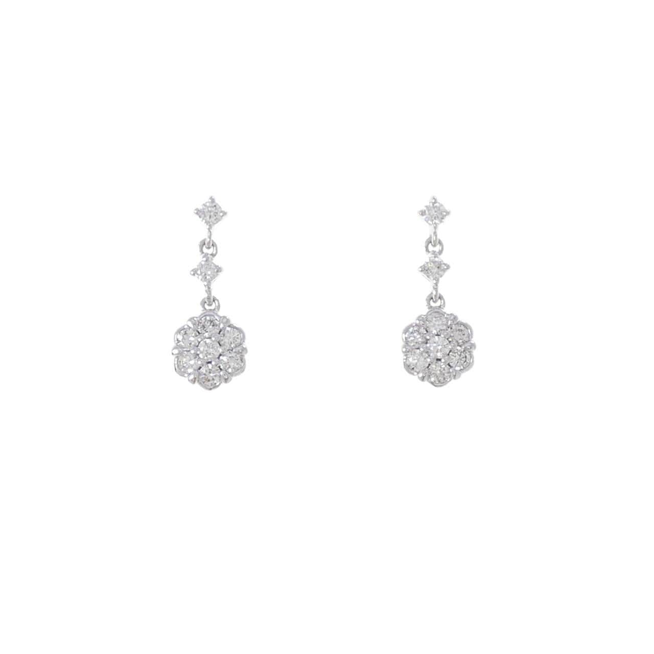 ポンテヴェキオ ダイヤモンド ピアス 0.36CT