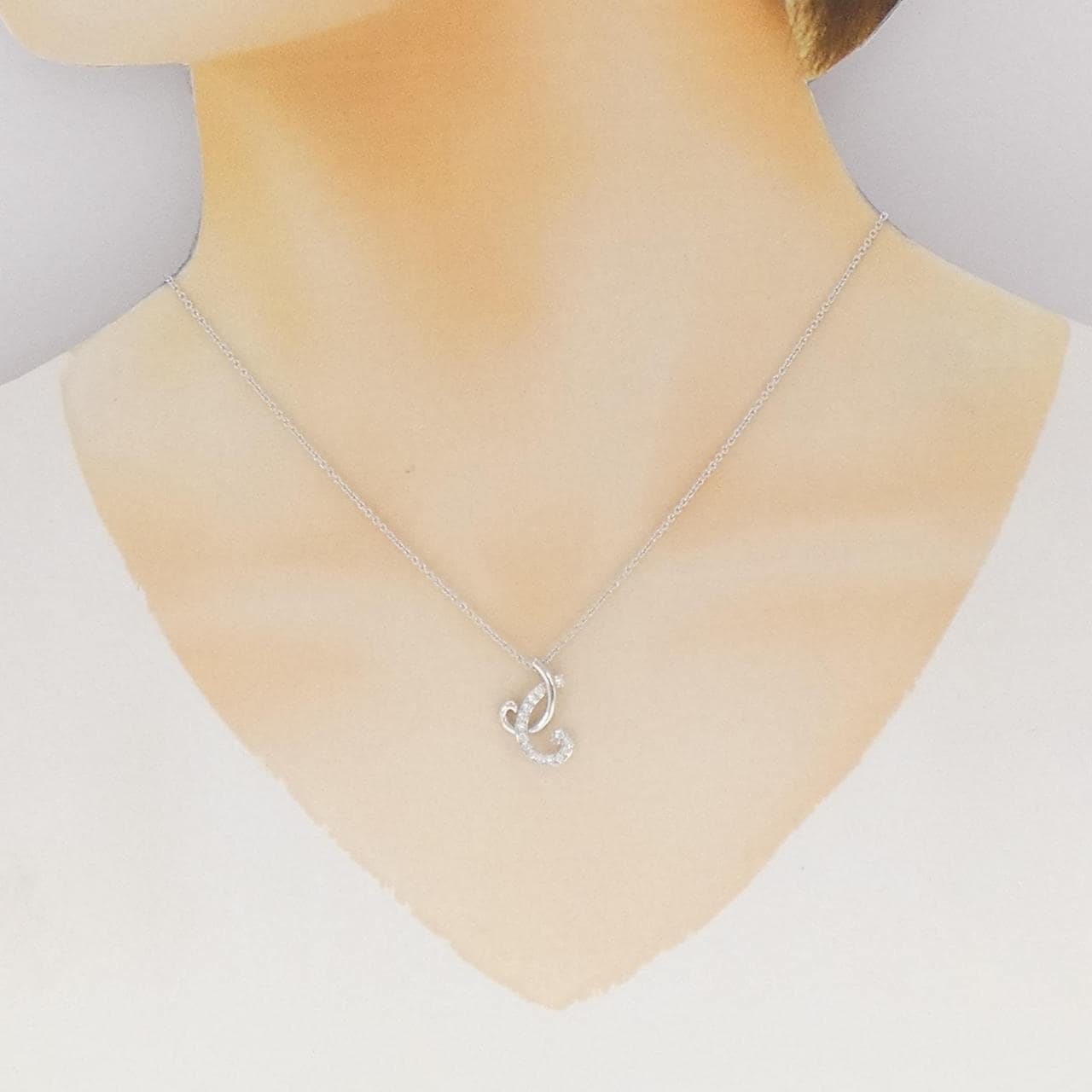ミキモト ダイヤモンド ネックレス 0.13CT
