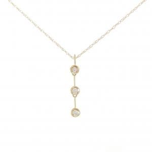 K18YG ダイヤモンド ネックレス 0.12CT