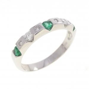PT900 エメラルド リング 0.13CT