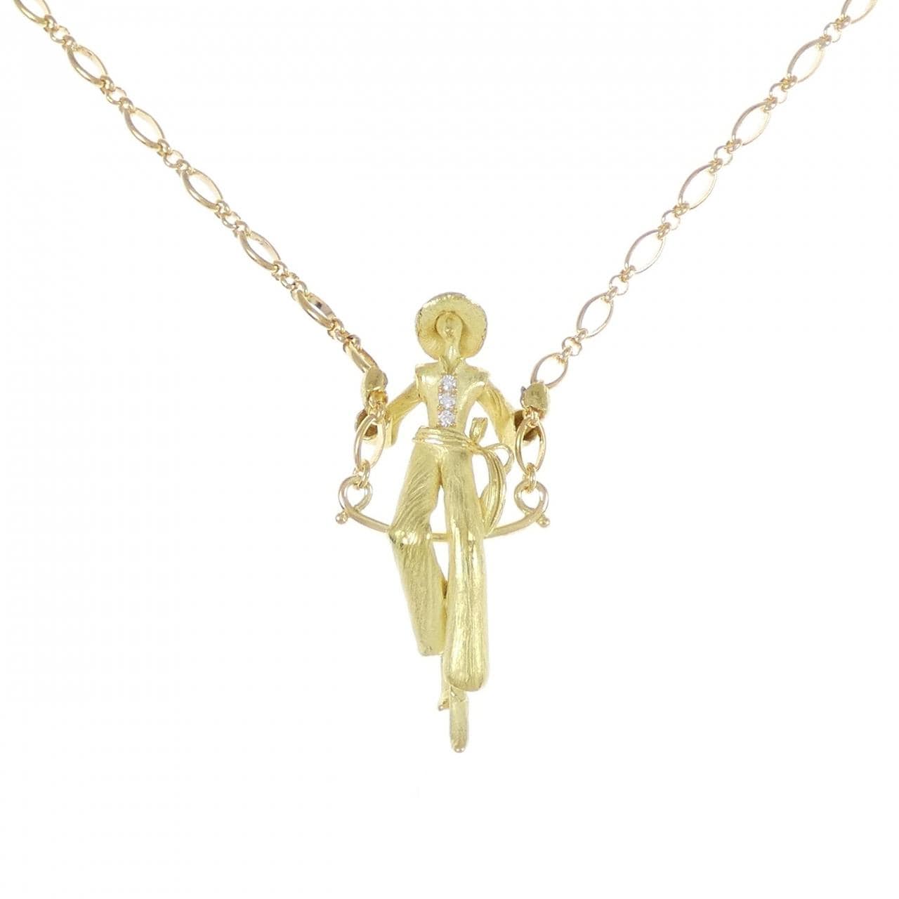 トモヤス ダイヤモンド ネックレス 0.05CT