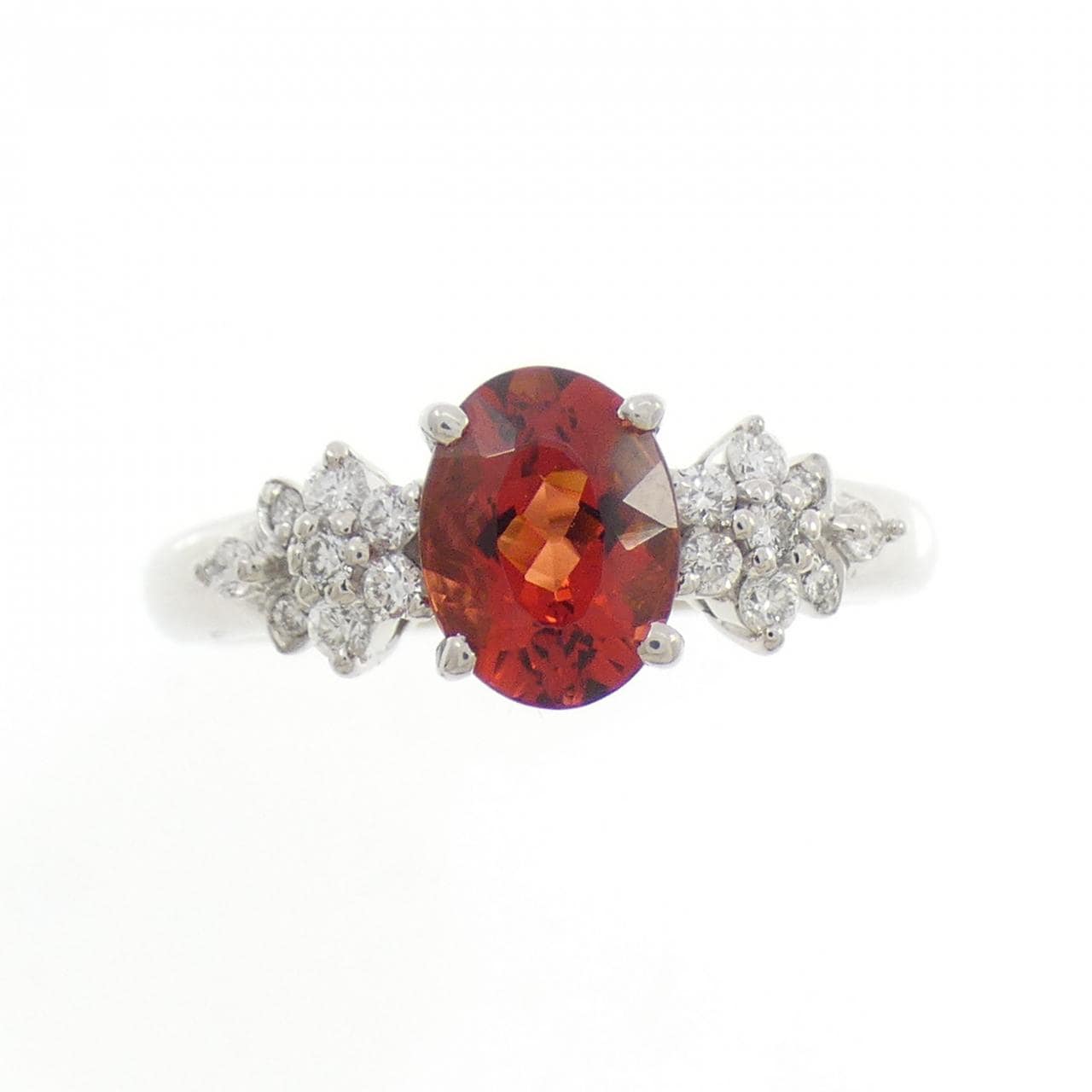 K18WG アンデシン リング 1.113CT