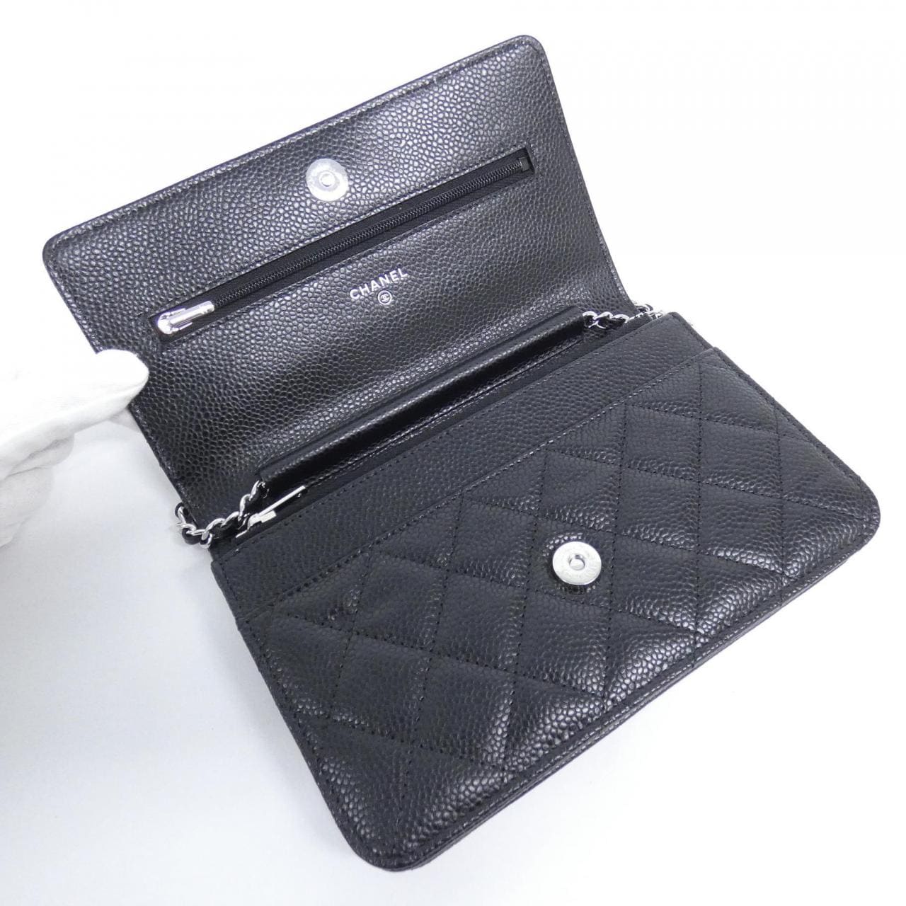 シャネル タイムレスクラシック ライン AP0250 チェーンウォレット