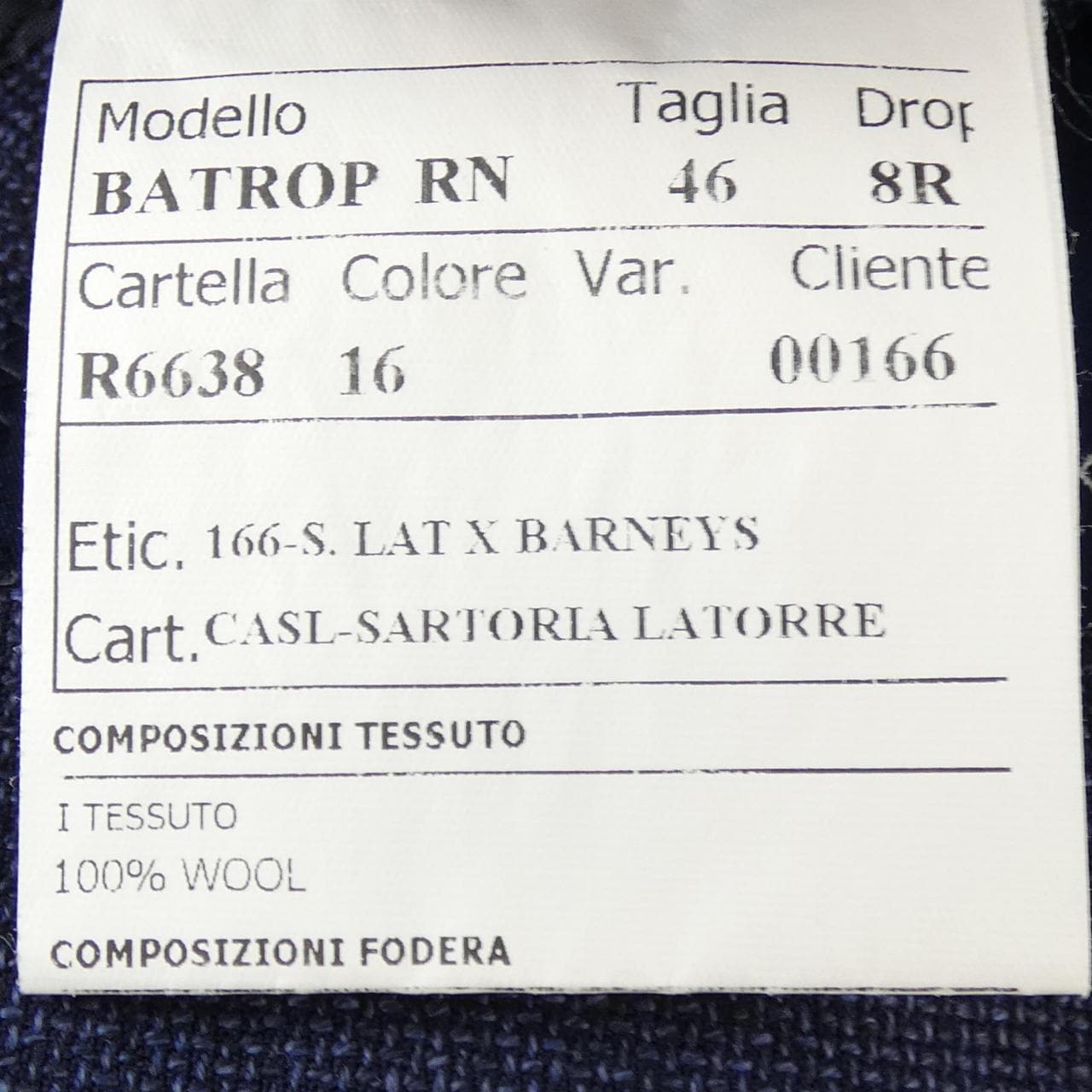 SARTORIA LATORRE BARNEYS NEW YORK jacket