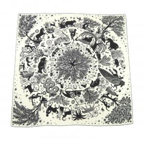 エルメス HERMES SOUS LE CHARME D'ORPHEE H244177S カレジェアン140 ショール