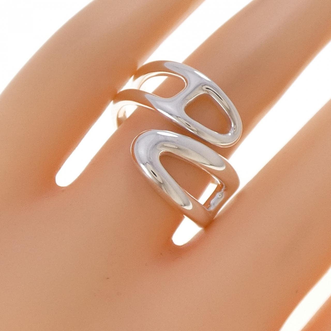 エルメス シェーヌダンクル パンク リング