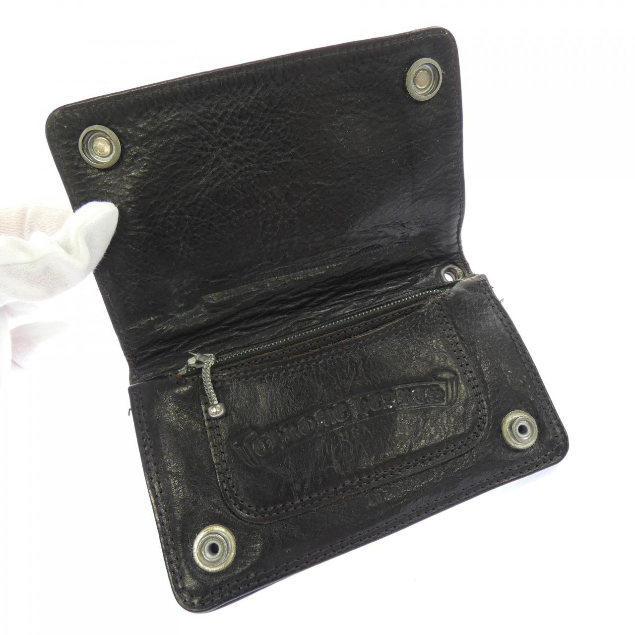 クロムハーツ CHROME HEARTS 1ZIP BLK 2246 304 0010 0200 WALLET
