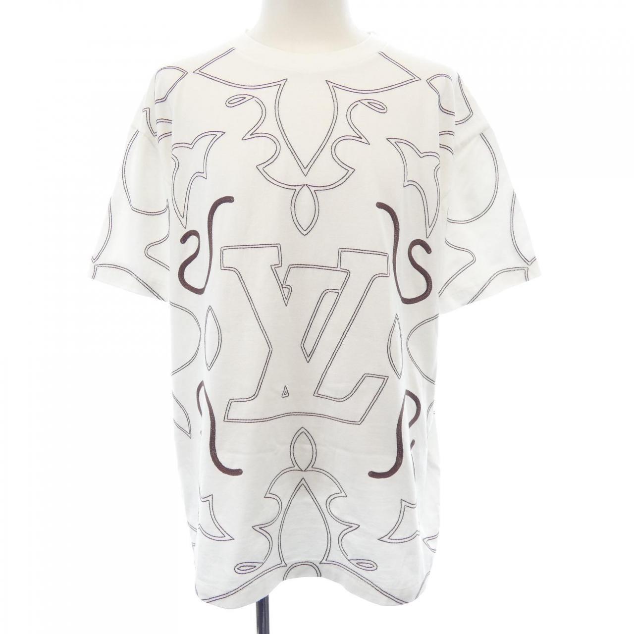 ルイヴィトン LOUIS VUITTON エンブロイダードコットンTシャツ HRY64WNPG Tシャツ