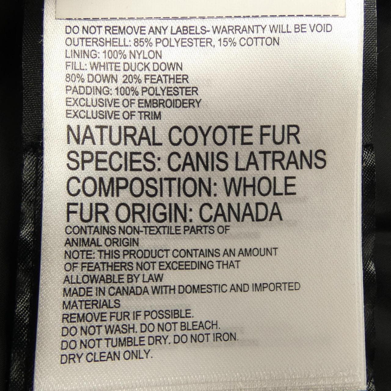 Canada goose CANADA GOOSE down coat