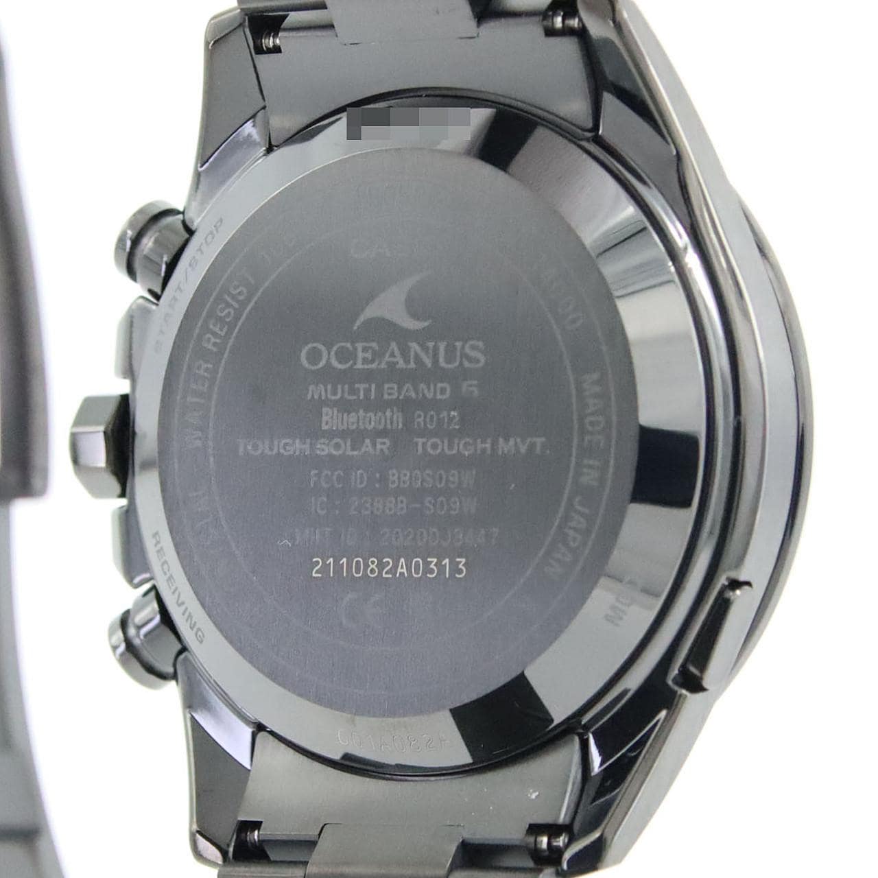 カシオ オシアナス 電波時計 OCW-T4000BA-1A3JF TI ソーラークォーツ