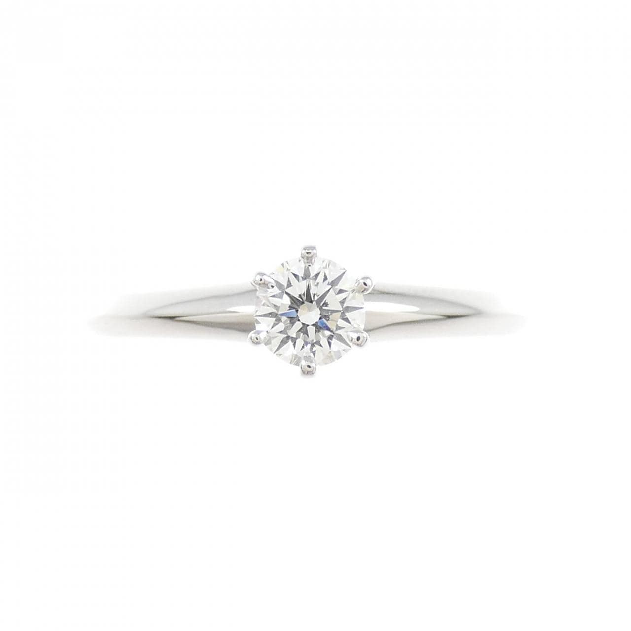 ティファニー クラシックソリティア リング 0.23CT F VS1 3EXT