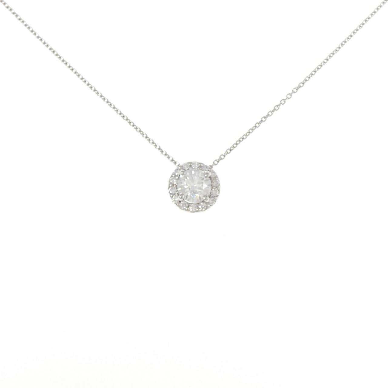 【リメイク】PT ダイヤモンド ネックレス 0.505CT E SI2 3EXT H＆C