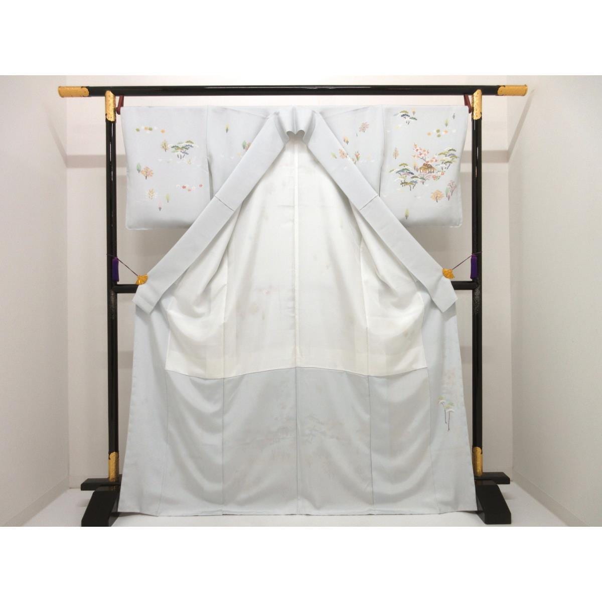 【新品】訪問着　友禅金彩加工