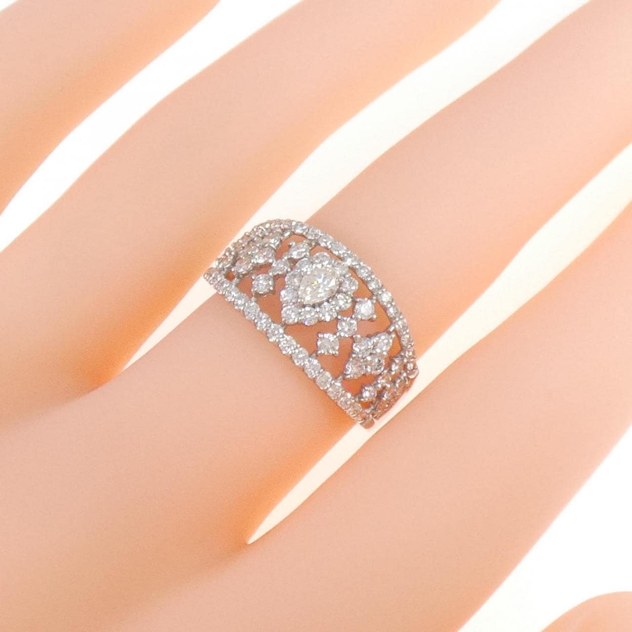 【新品】PT900 ダイヤモンド リング 1.00CT