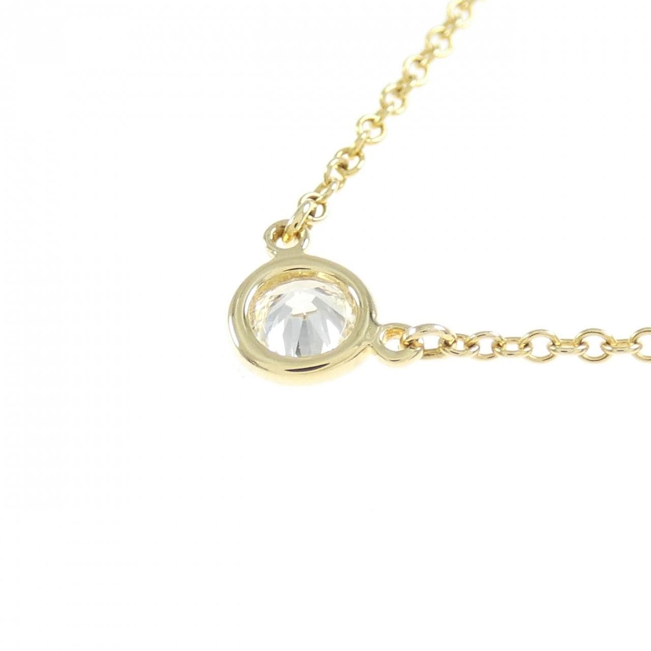 ティファニー バイザヤード ネックレス 0.20CT I VVS2 3EXT