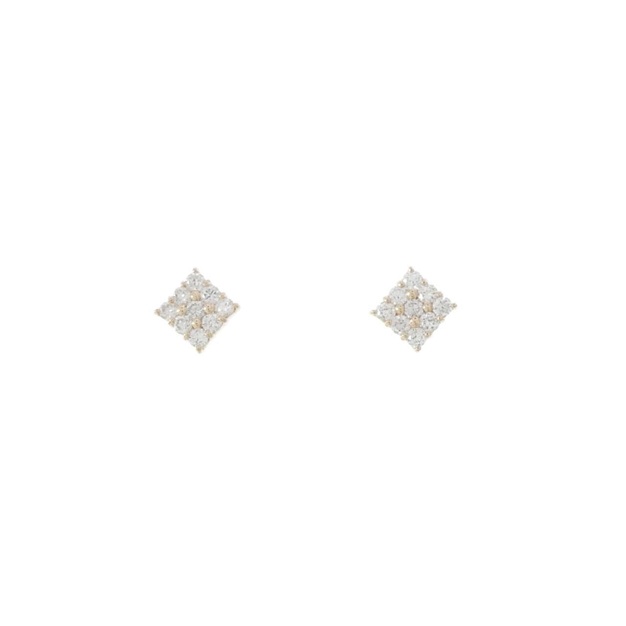 【リメイク】K10YG ダイヤモンド ピアス 0.20CT
