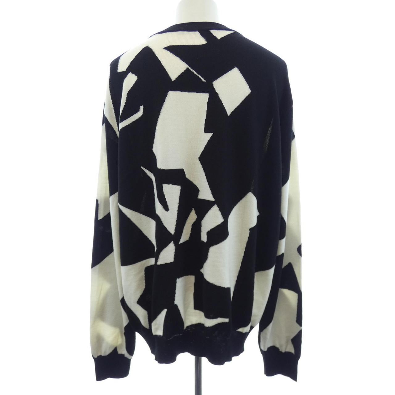 ルイヴィトン LOUIS VUITTON LVアブストラクトハウンドトゥースクルーネック HON34WT26 ニット
