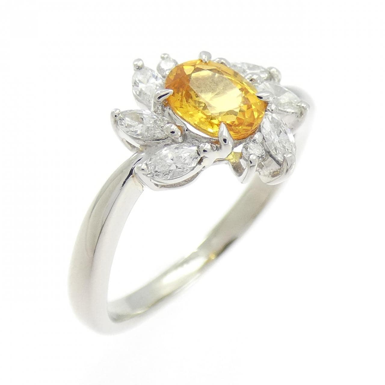 PT900 サファイヤ リング 0.77CT